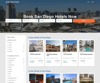 Sandiegohotelres.com(The 10 best San Diego Hotels) Screenshot