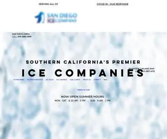 Sandiegoiceco.com(San Diego Ice Company & California Ice Company) Screenshot