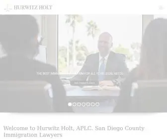 Sandiegoimmigration.com(HURWITZ HOLT) Screenshot