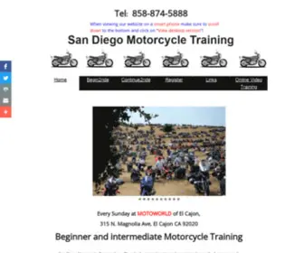 Sandiegomotorcycletraining.com(San Diego Motorcycle Training) Screenshot