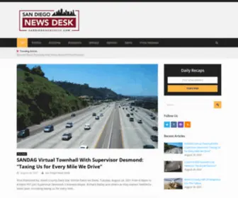 Sandiegonewsdesk.com(San Diego News Desk) Screenshot