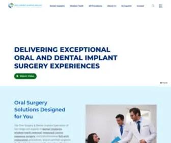 Sandiegooralsurgery.com(The Oral Surgery & Dental Implant Specialists of San Diego) Screenshot