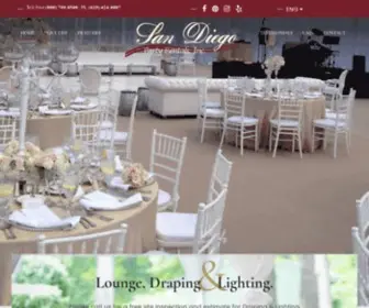 Sandiegopartyrentals.com(What sets us apart) Screenshot