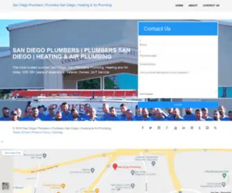 Sandiegoplumbinginc.com(San Diego Plumbers) Screenshot