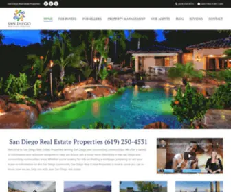 Sandiegorealestateproperties.com(San Diego Real Estate Properties in San Diego & Chula Vista) Screenshot