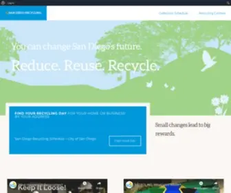 Sandiegorecycling.org(San Diego Recycling) Screenshot