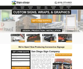 Sandiegosignsandgraphics.com(Sign Company San Diego CA) Screenshot