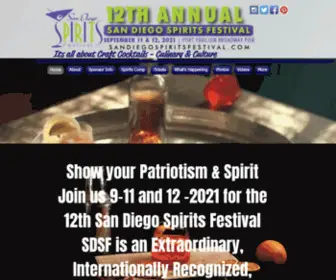 Sandiegospiritsfestival.com(San Diego Spirits Festival) Screenshot