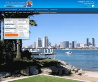 Sandiegosunsetvacationrentals.com(San Diego Vacation Rentals) Screenshot