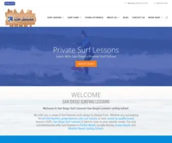 Sandiegosurflesson.com(San Diego Surf Lessons) Screenshot