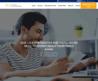 Sandiegotaxprofessionals.com(San Diego) Screenshot