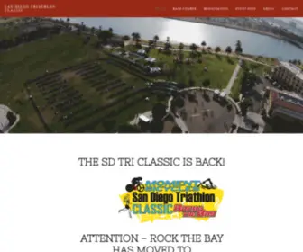 Sandiegotriathlonclassic.com(Rock the Bay San Diego Triathlon) Screenshot