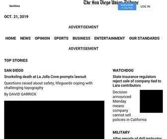 Sandiegouniontribune.com(The San Diego Union) Screenshot