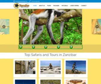 Sandieszanzibar.com(Zanzibar Tours) Screenshot