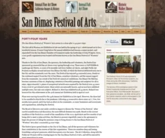 Sandimasarts.org(San Dimas Festival of Arts) Screenshot
