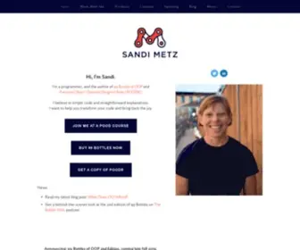 Sandimetz.com(Sandi Metz) Screenshot