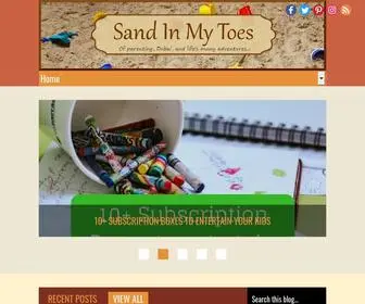 Sandinmytoes.tk(Sand In My Toes) Screenshot