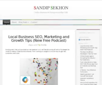 Sandipsekhon.com(Sandip Sekhon) Screenshot
