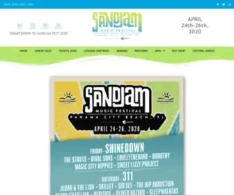 Sandjamfest.com(SandJam Fest) Screenshot