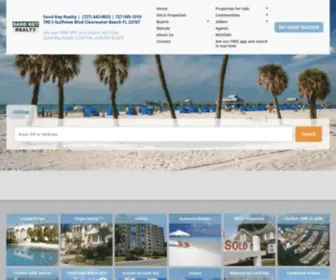 Sandkey.com(Sand Key Realty) Screenshot