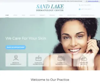 Sandlakedermatology.com(Sand Lake Dermatology Center) Screenshot