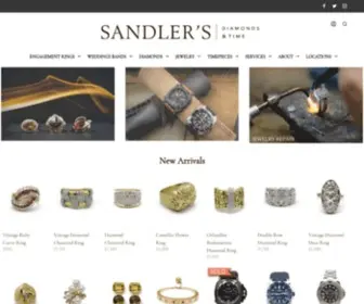 Sandlerjewelry.com(Sandler's Diamonds & Time) Screenshot