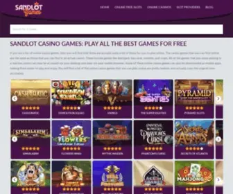 Sandlotgames.com(Free Online Slots) Screenshot