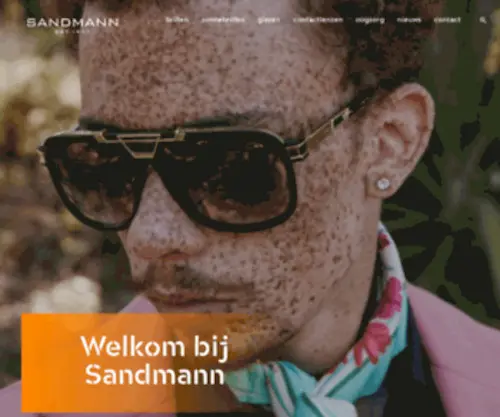 Sandmannoptiek.nl(Sandmann Optiek Home) Screenshot