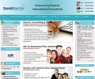 Sandmartin.com(Accounts Outsourcing) Screenshot