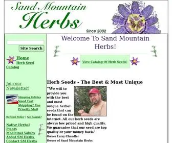 Sandmountainherbs.com(Order Herb Seeds) Screenshot