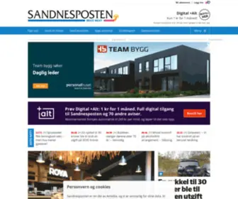 Sandnesposten.no(Sandnesposten) Screenshot