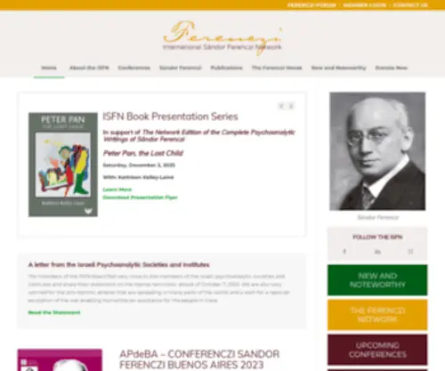 Sandorferenczi.org(International) Screenshot