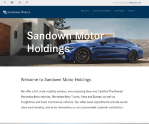 Sandown.co.za(Sandown Commercial Vehicles) Screenshot