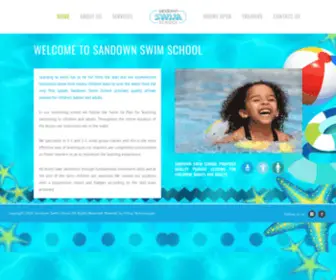 Sandownswimschool.co.za(Learning to swim has to be fun) Screenshot