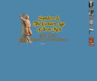 Sandowplus.co.uk(Eugen Sandow & The Golden Age of Iron Men) Screenshot