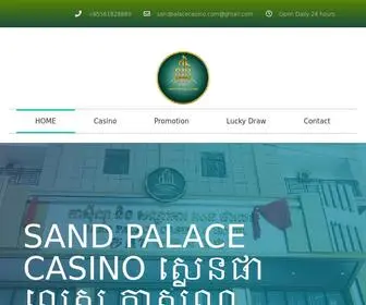 Sandpalacecasino.com(SAND) Screenshot