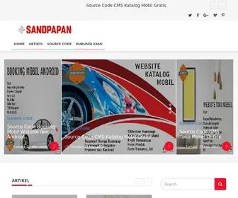 Sandpapan.com(Sandpapan Website Pembelajaran dan Source Code Codeigniter) Screenshot