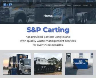 Sandpcarting.com(S & P Carting) Screenshot