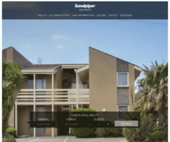 Sandpiperlakesentrance.com.au(Sandpiper Apartments) Screenshot