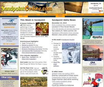 Sandpointonline.com(Sandpoint Online for Sandpoint Idaho) Screenshot