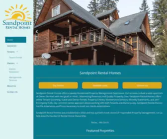 Sandpointrentalhomes.com(Sandpoint Rentals) Screenshot