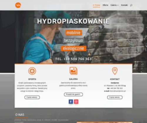 Sandpress.pl(Hydropiaskowanie) Screenshot