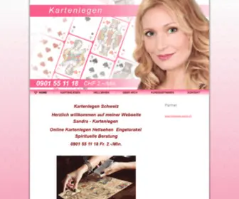 Sandra-Kartenlegen.ch(Kartenlegen) Screenshot