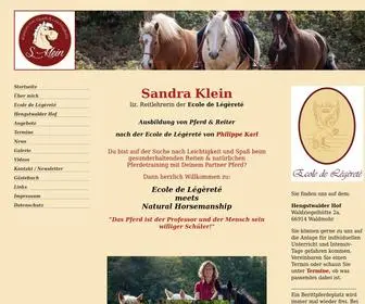 Sandra-Klein.com(Sandra Klein) Screenshot