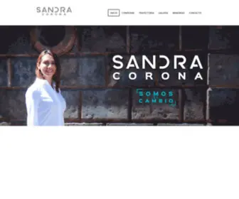 Sandracorona.mx(Sandra Corona Diputada Local Distrito XIV) Screenshot