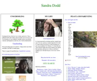 Sandradodd.com(Sandra Dodd on Life and Learning) Screenshot