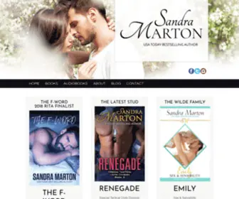 Sandramarton.com(USA Today Bestselling Author Sandra Marton) Screenshot