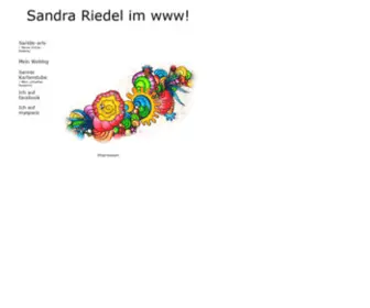 Sandrariedel.de(Sandra Riedel im www) Screenshot