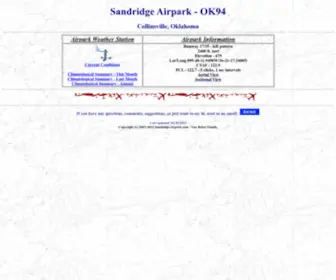 Sandridgeairpark.com(Sandridgeairpark) Screenshot