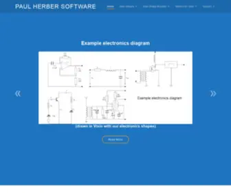 Sandrila.co.uk(Paul Herber's Visio software website) Screenshot